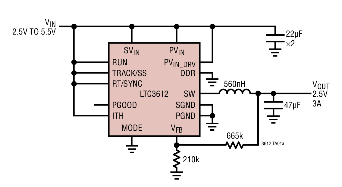 LTC3612Ӧͼһ